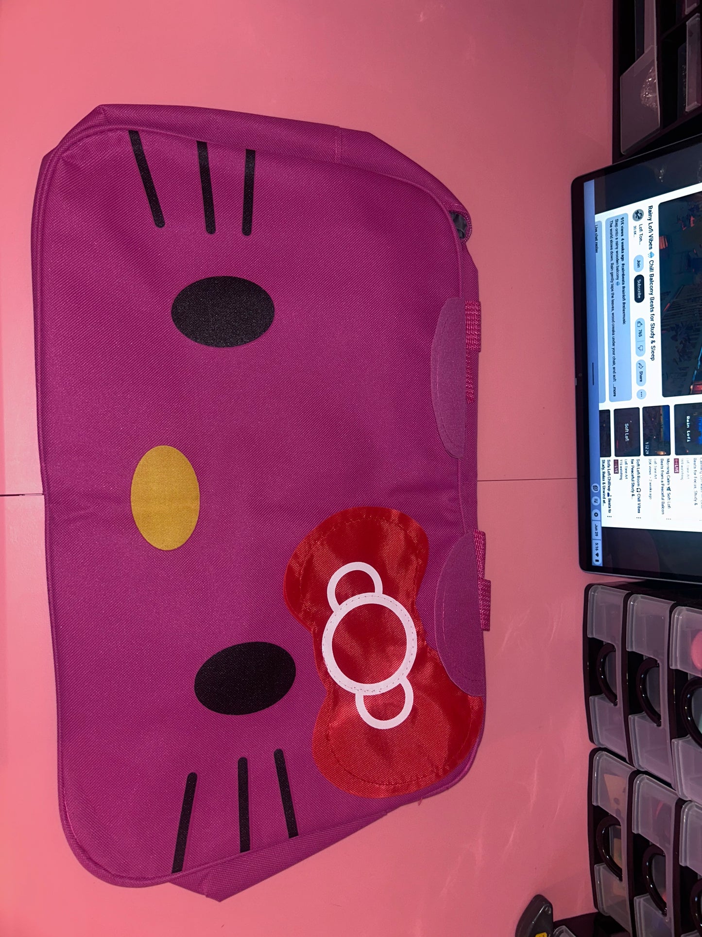 Hello Kitty inspired Travel bag