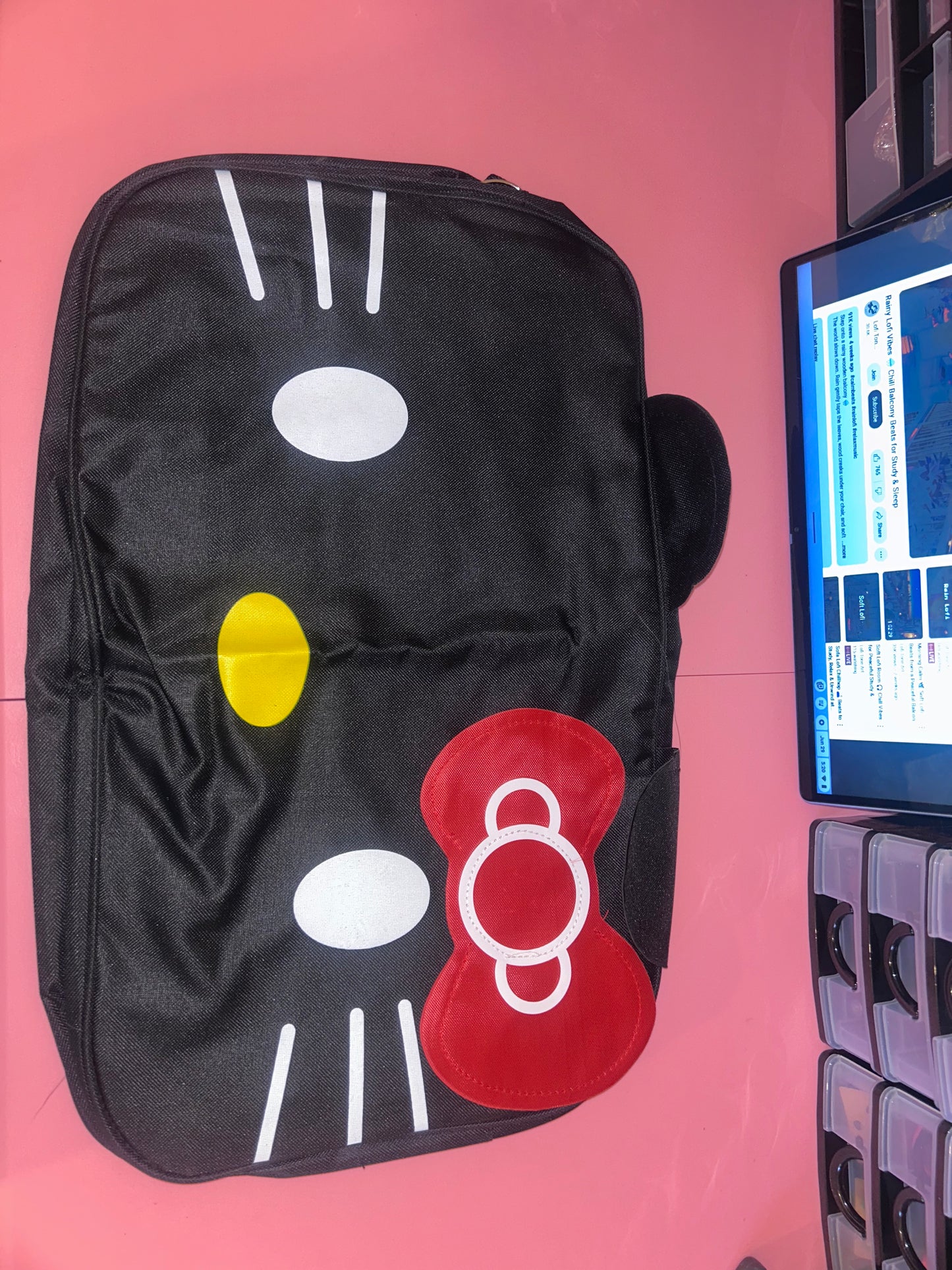 Hello Kitty inspired Travel bag