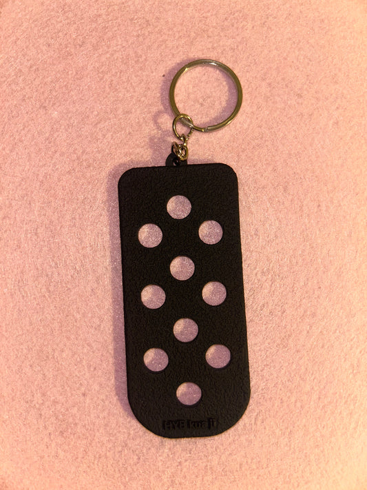 Custom Croc charm keychain