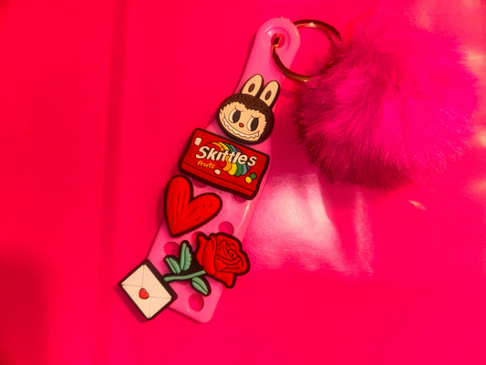Custom Croc charm keychain